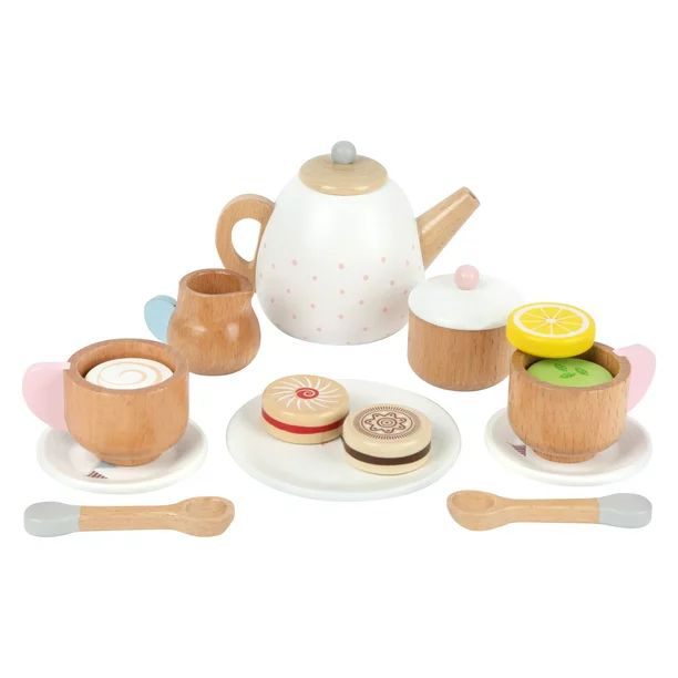 Small Foot Wooden Toys - Play Tea Party 17 Piece Set | Walmart (US)