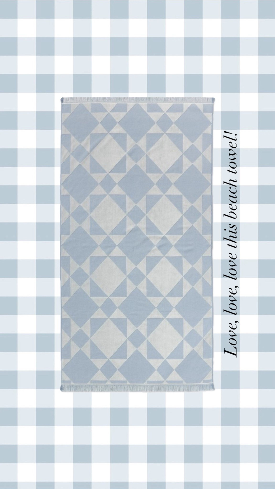 Love this beach towel with quilted pattern. Only $20!

#LTKHome