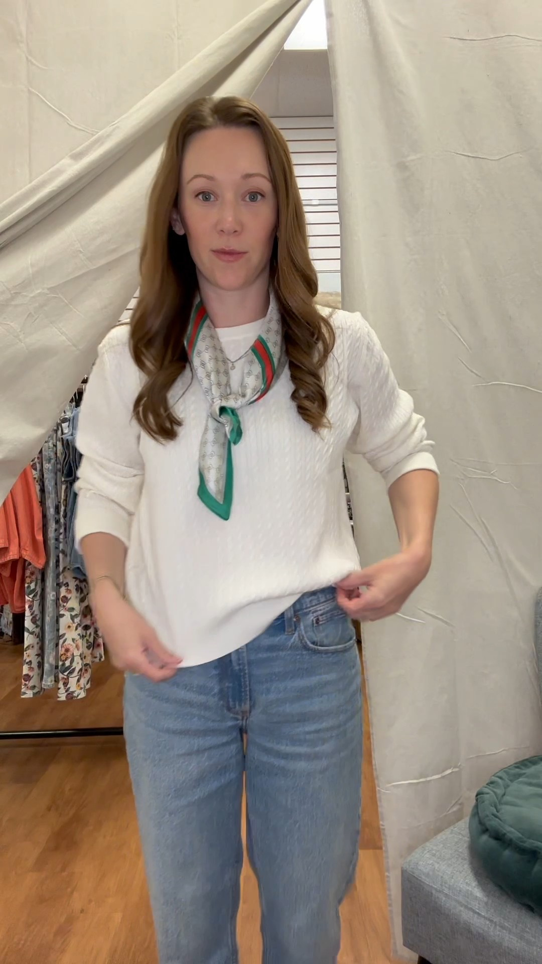 Spring Transition Outfit Idea