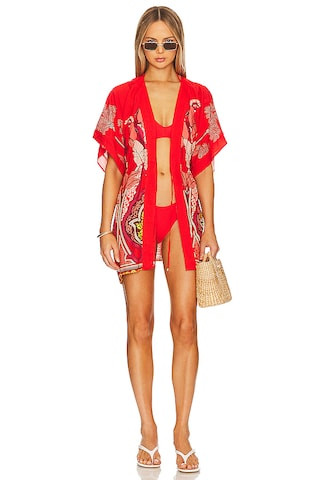 Maaji Addy Caftan in Red from Revolve.com | Revolve Clothing (Global)