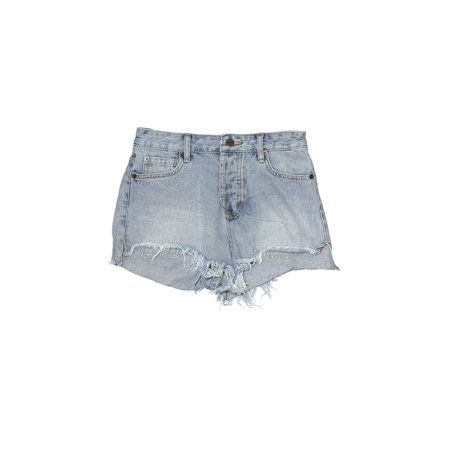 Pre-Owned Amuse Society Women s Size 25W Denim Shorts | Walmart (US)