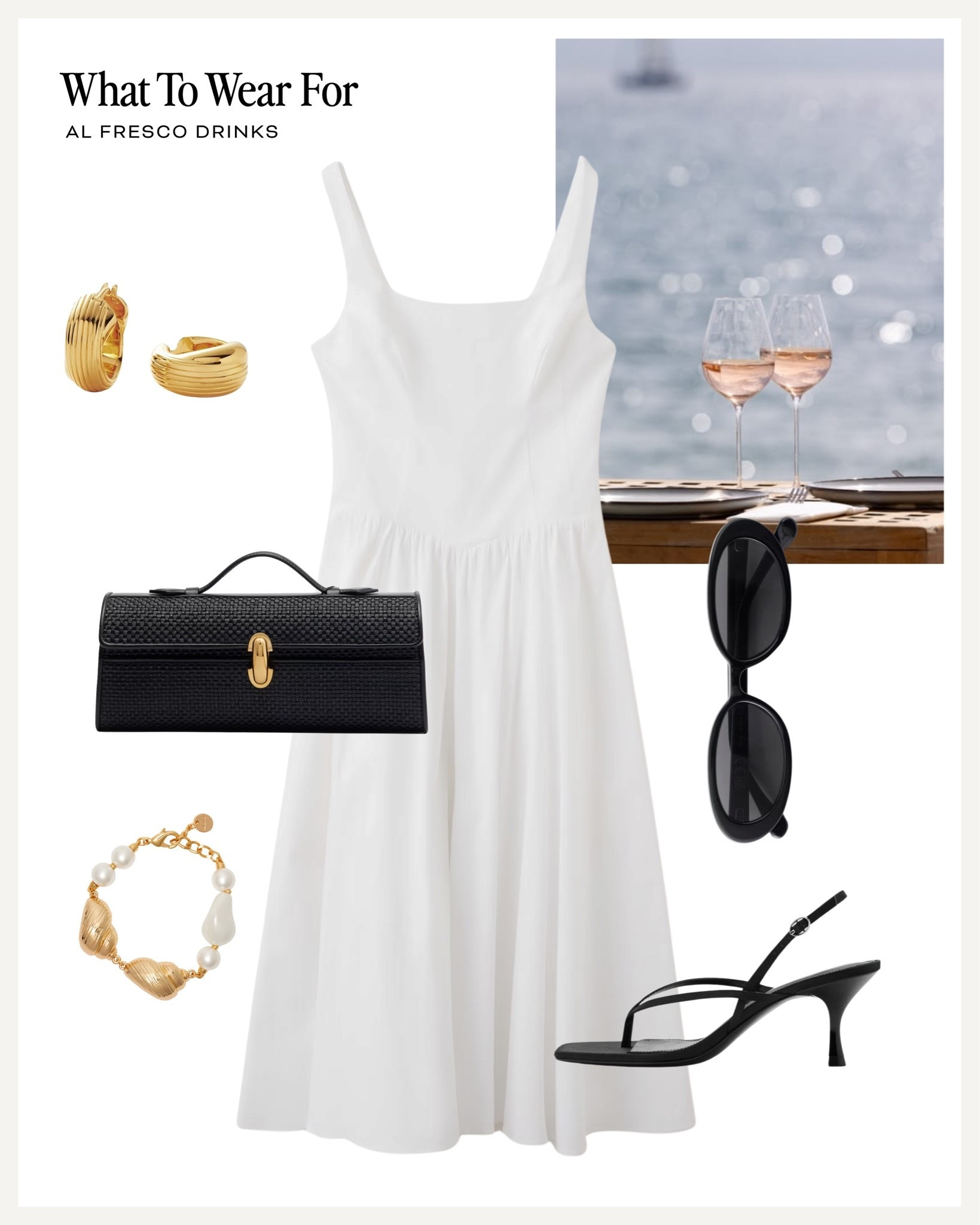 Effortless summer style ☀️ 

White midi dress, date night, Al fresco drinks, mango white dress

#LTKsummer #LTKdatenight