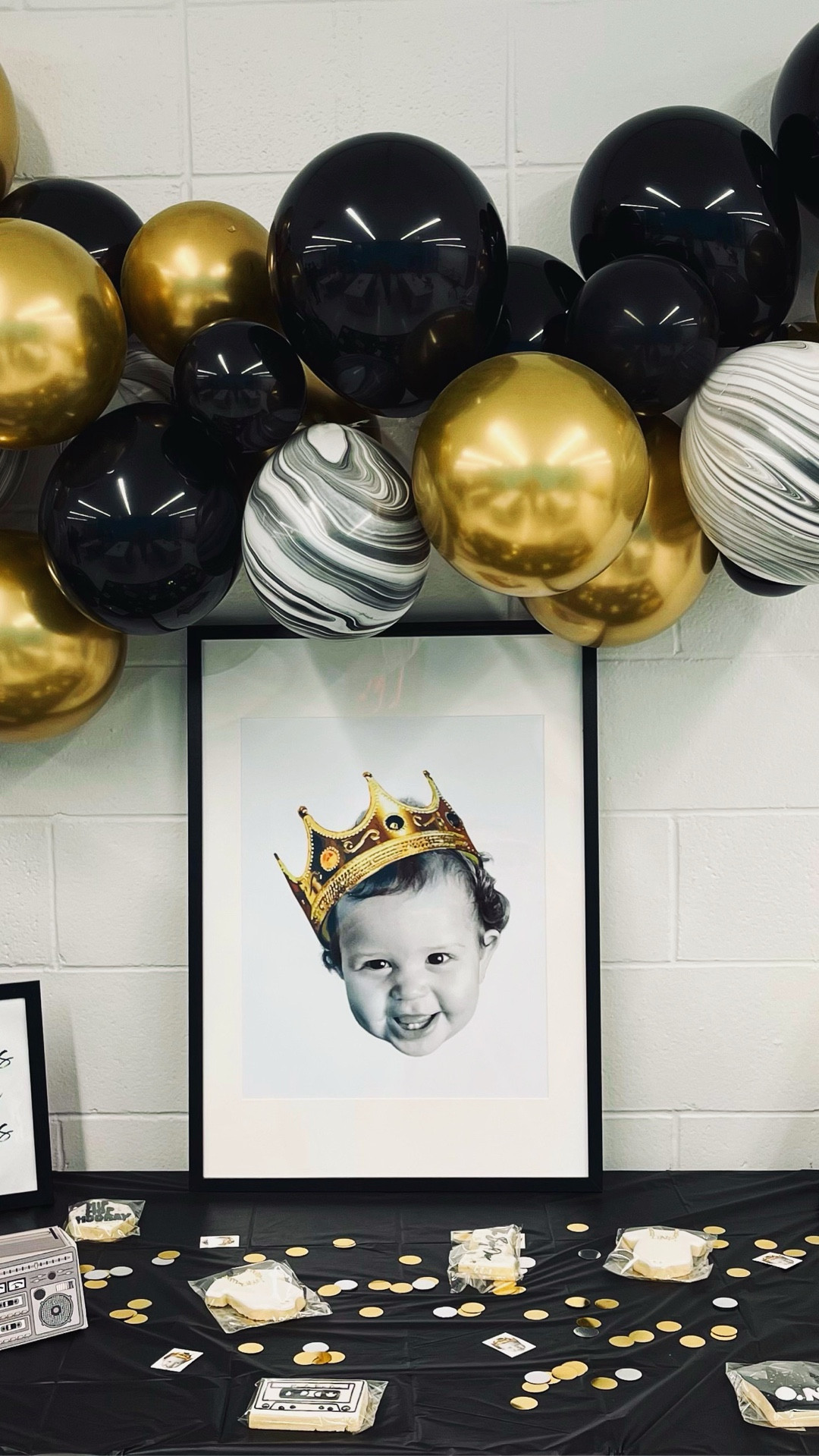 Sicker than your average first birthday party theme 👑 the BIG one | hip hop | birthday decor 

#LTKFamily #LTKParties #LTKKids