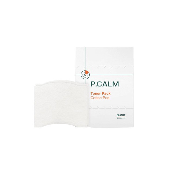 P. CALM - Toner Pack Cotton Pad - 40pcs (80 Cuts) | Stylevana