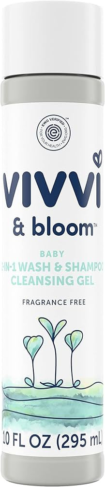 Vivvi & Bloom Gentle 2-in-1 Baby Wash & Shampoo Cleansing Gel, Leaves Sensitive Skin Feeling Heal... | Amazon (US)