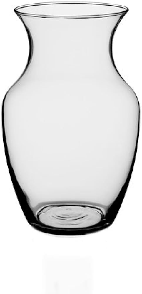 Floral Supply Online - 8" Clear Rose Vase and Flower Guide Booklet - Decorative Glass Flower Vase... | Amazon (US)