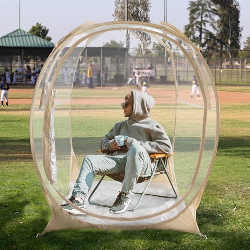 EighteenTek Pod All Weather Sports Tent with Attached Floor, Instant Outdoor Bubble Tent, Rainproof Camping Sun Shelter for Sports Events Camping Fishing Cheering 40" X 40" X 62"H | Amazon (US)