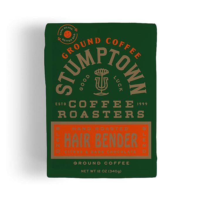 Stumptown Coffee Roasters, Medium Roast Ground Coffee, 100% Arabica Coffee - Hair Bender 12 Ounce... | Amazon (US)