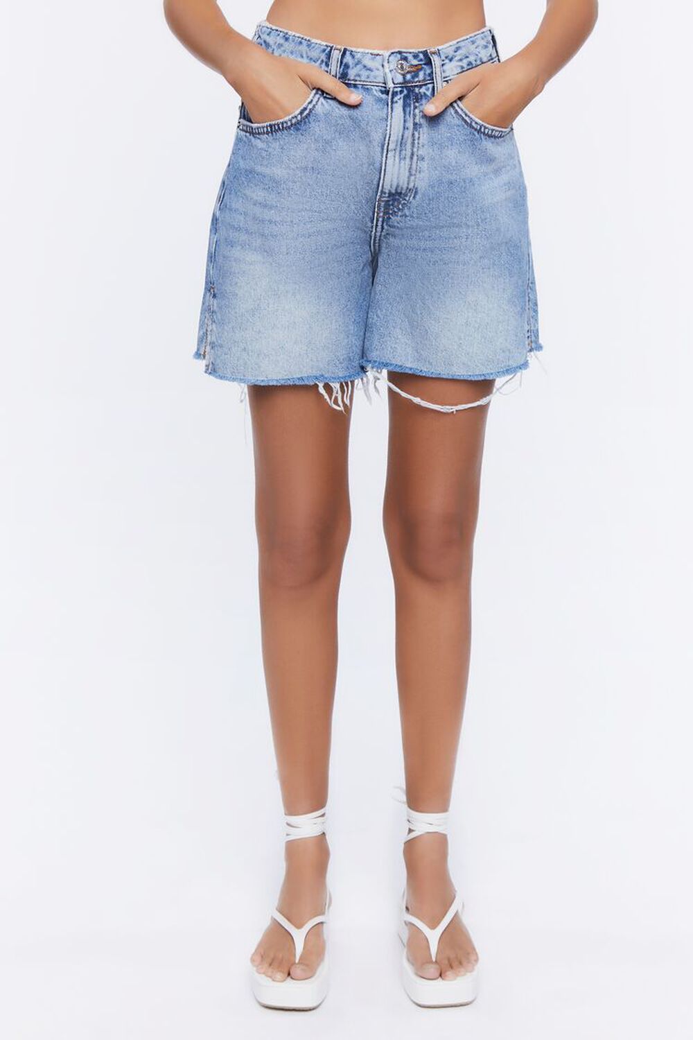 Denim Cut-Off Shorts | Forever 21 | Forever 21 (US)