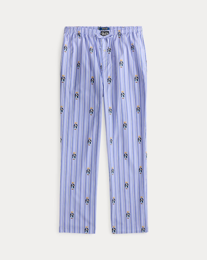 Polo Bear Striped Cotton Pyjama Trouser | Ralph Lauren (UK)
