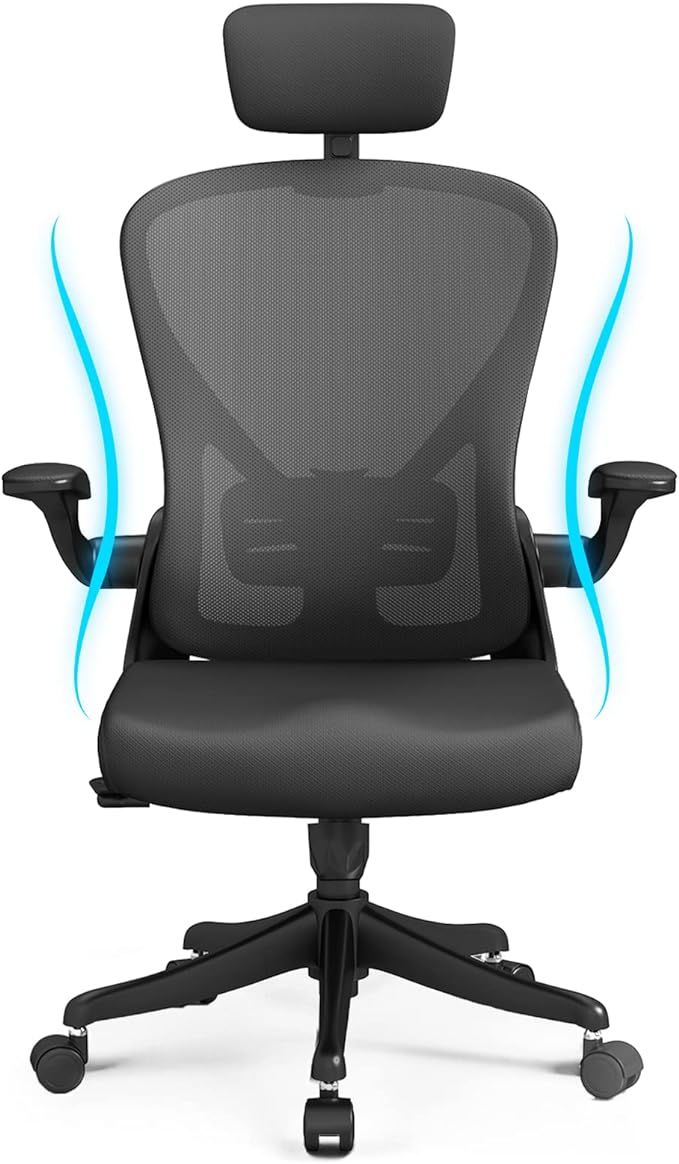 Ergonomic Mesh Office Chair,Computer Task Chair with Lumbar and Back Support,Home Office Desk Cha... | Amazon (US)