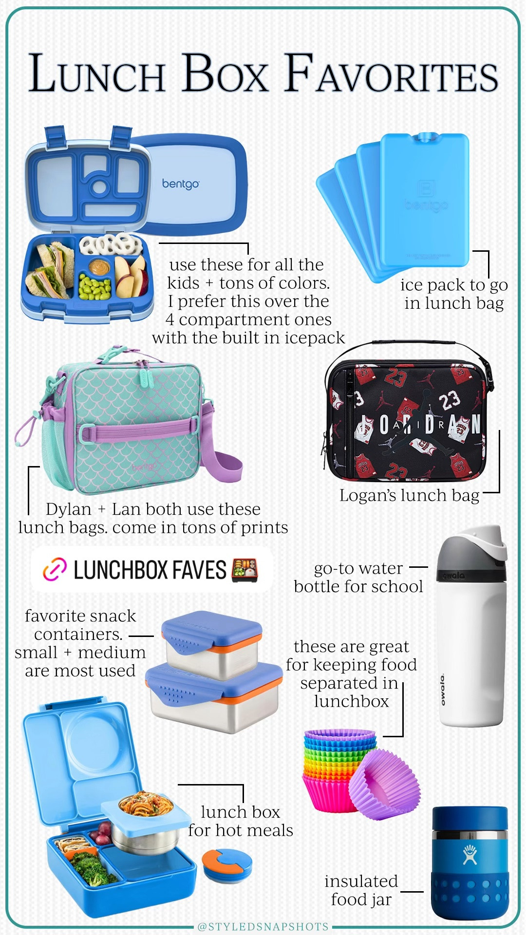 Lunchbox favorites

#LTKKids