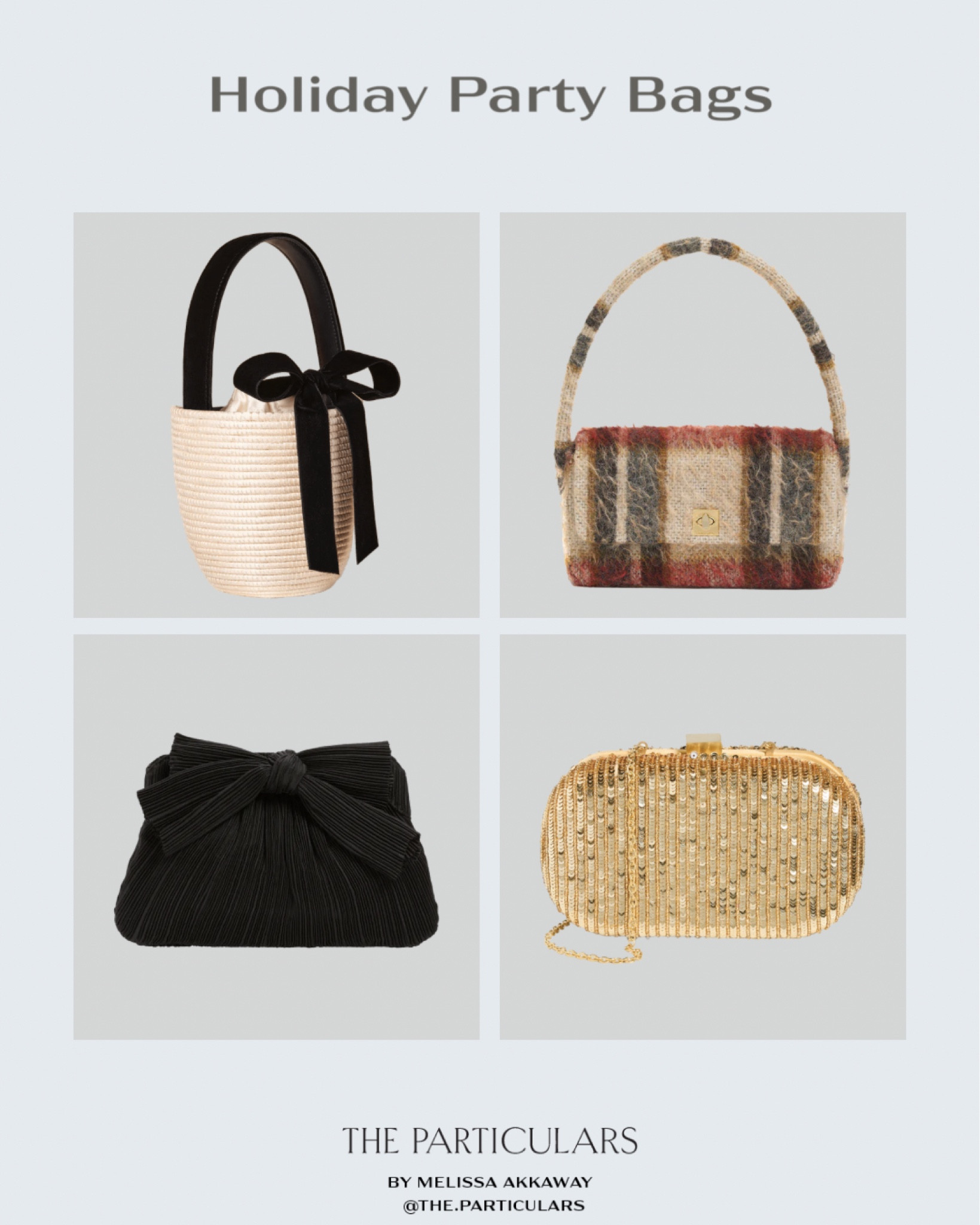 The cutest handbags perfect for this holiday season! 

Holiday handbags, evening bags, holiday party accessories, clutch, Christmas party bags, holiday style, holiday fashion, sequin bag

#LTKHoliday #LTKSeasonal #LTKitbag