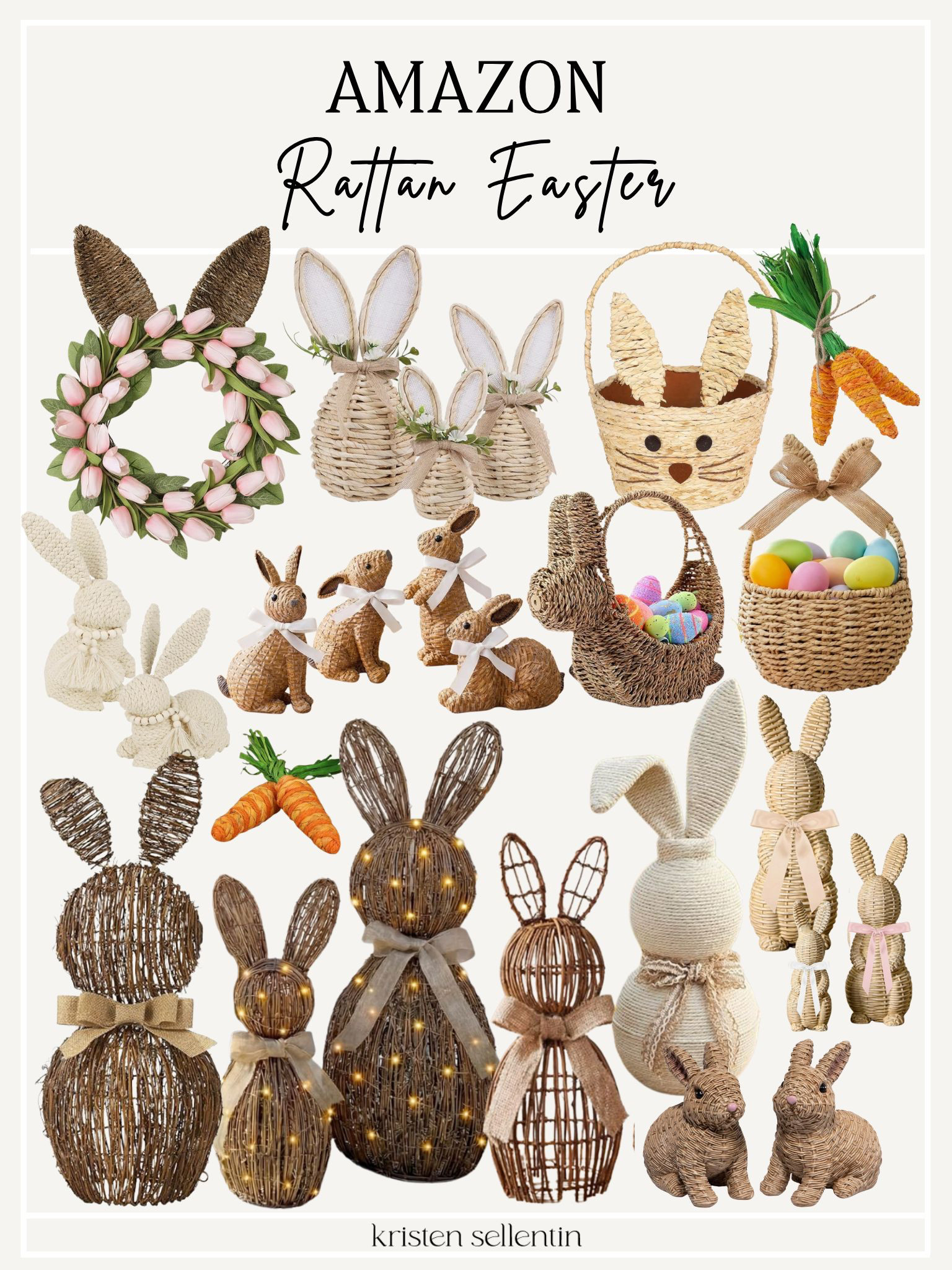 Amazon rattan Easter finds! 

 

#LTKSeasonal #LTKHome