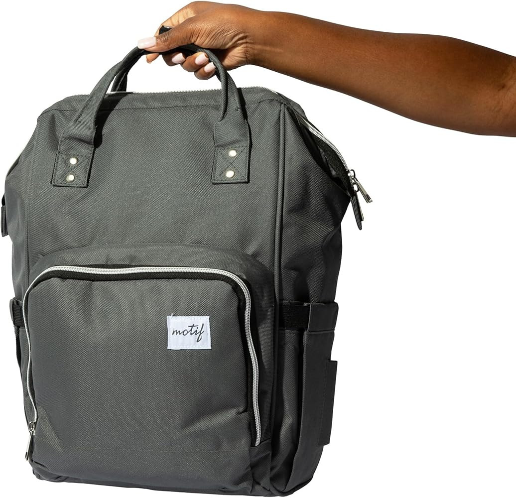 Motif Medical Breast Pump Backpack – Stylish Insulated Bag w/ Cooler, 9 Pockets, Carrying Handl... | Amazon (US)