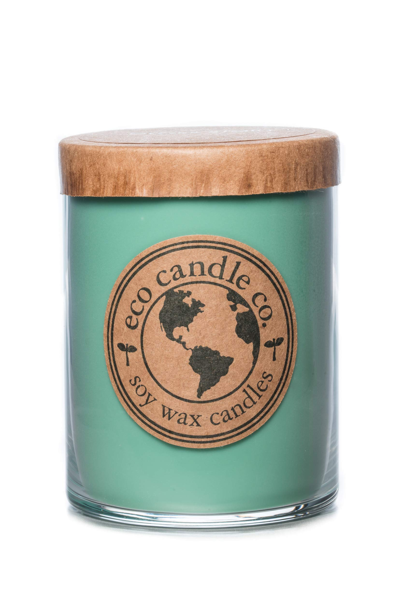 Eco Candle Co. Recycled Candle, Grass Stain, 18 oz. Double Wick - Scents of Fresh Cut Grass - 100... | Amazon (US)