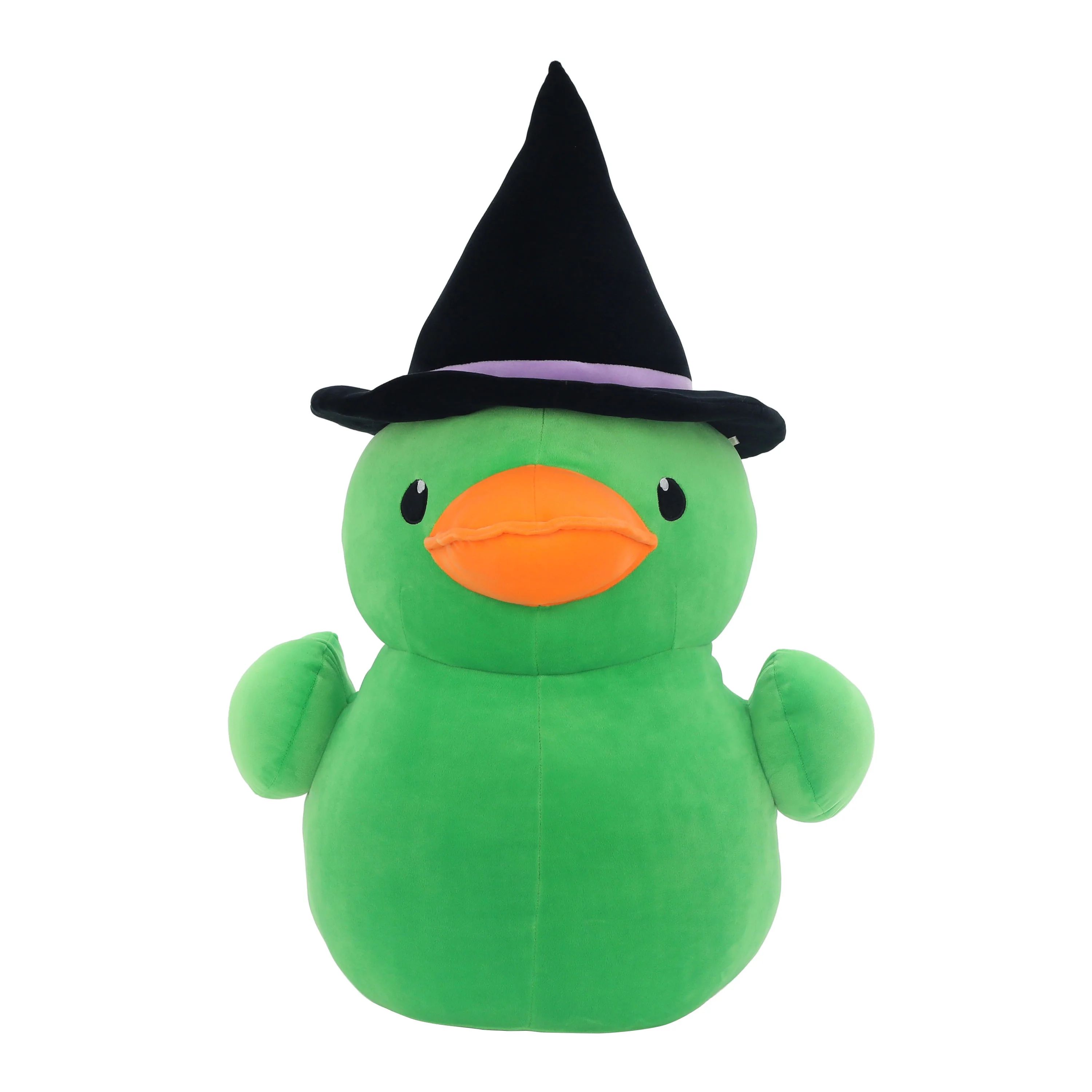 Halloween Jumbo Green Witch Rubber Duck Plush, 23 in, by Way To Celebrate | Walmart (US)