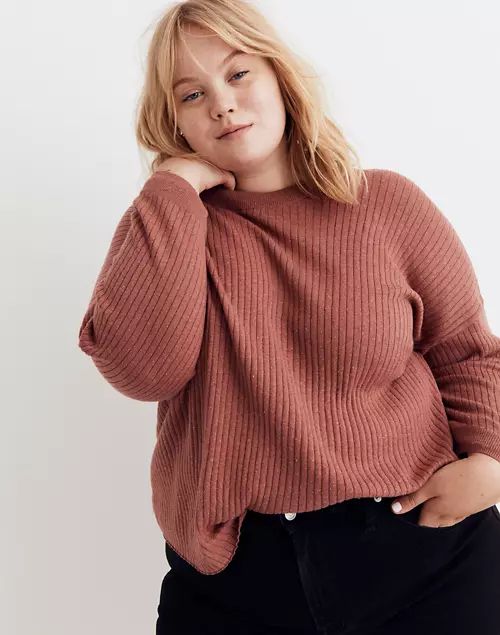 Plus Donegal Lawson Crop Pullover Sweater | Madewell