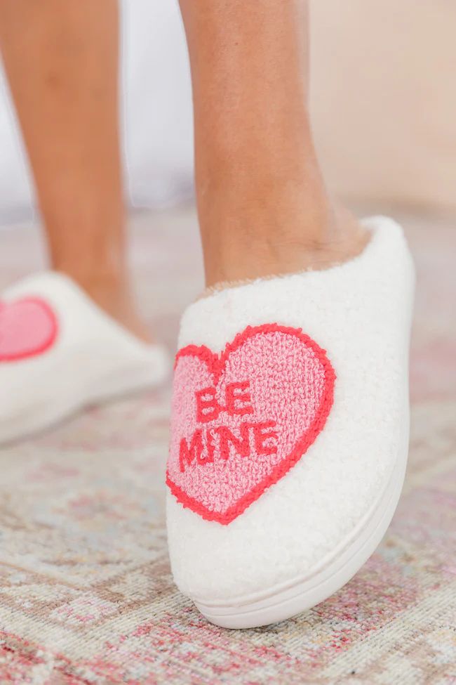 Be Mine Slippers | Pink Lily