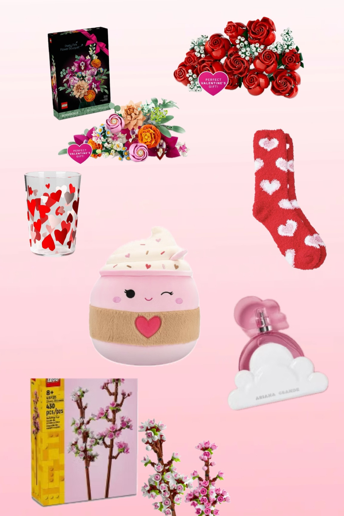 Valentines gifts, Valentine’s Day gift ideas, cute gifts, Valentine’s Day kids gifts, Valentine’s Day adult gifts, heart socks, Lego flowers, perfume, date night, gift inspo

#LTKFindsUnder50 #LTKSeasonal #LTKGiftGuide