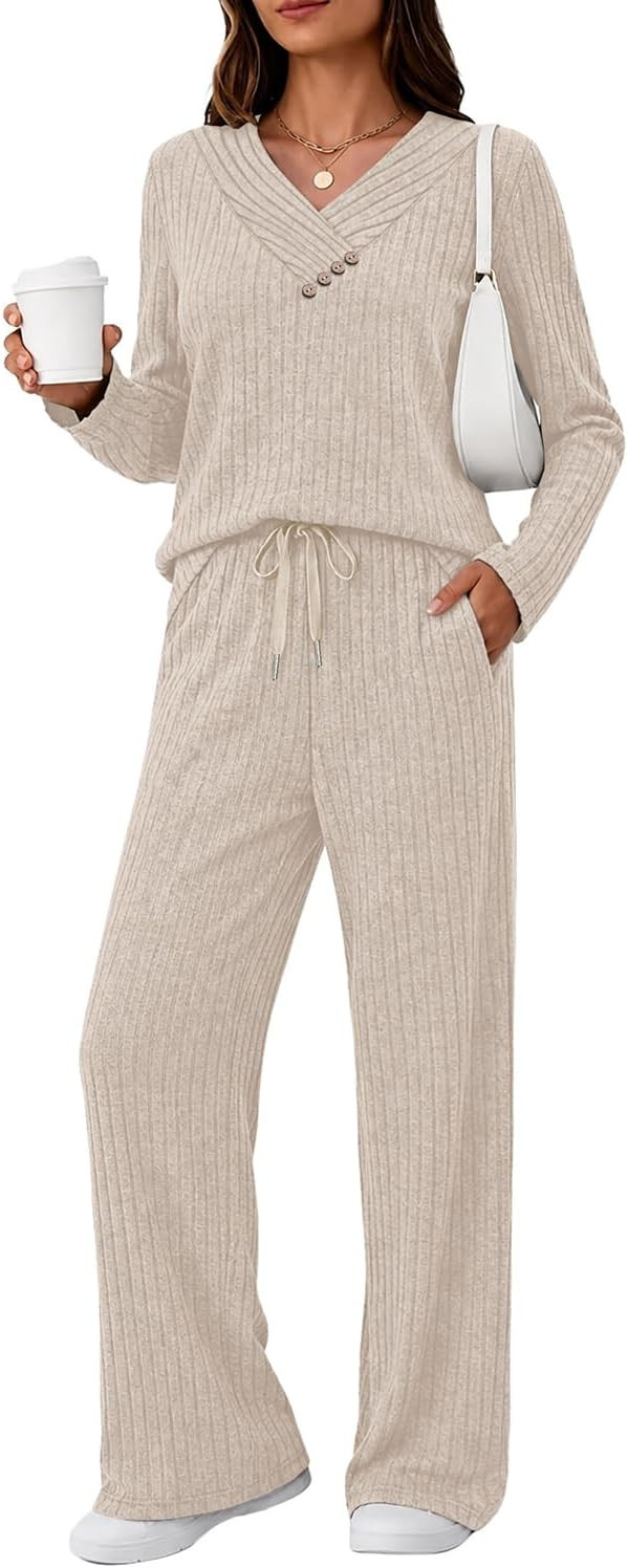 Sampeel Lounge Sets for Women Two Piece Fall Outfits Fashion Clothing | Amazon (US)