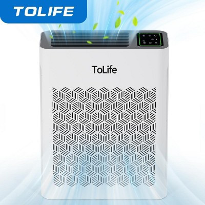 Tolife Air Purifiers for Home Large Room up to 1095 Ft², HEPA Air Purifier for Bedroom,Air Cleaner for Pets Hair Dust Smoke Odor White | Target