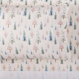 Winter Wonderland Organic Flannel Sheet Set | Pottery Barn Teen