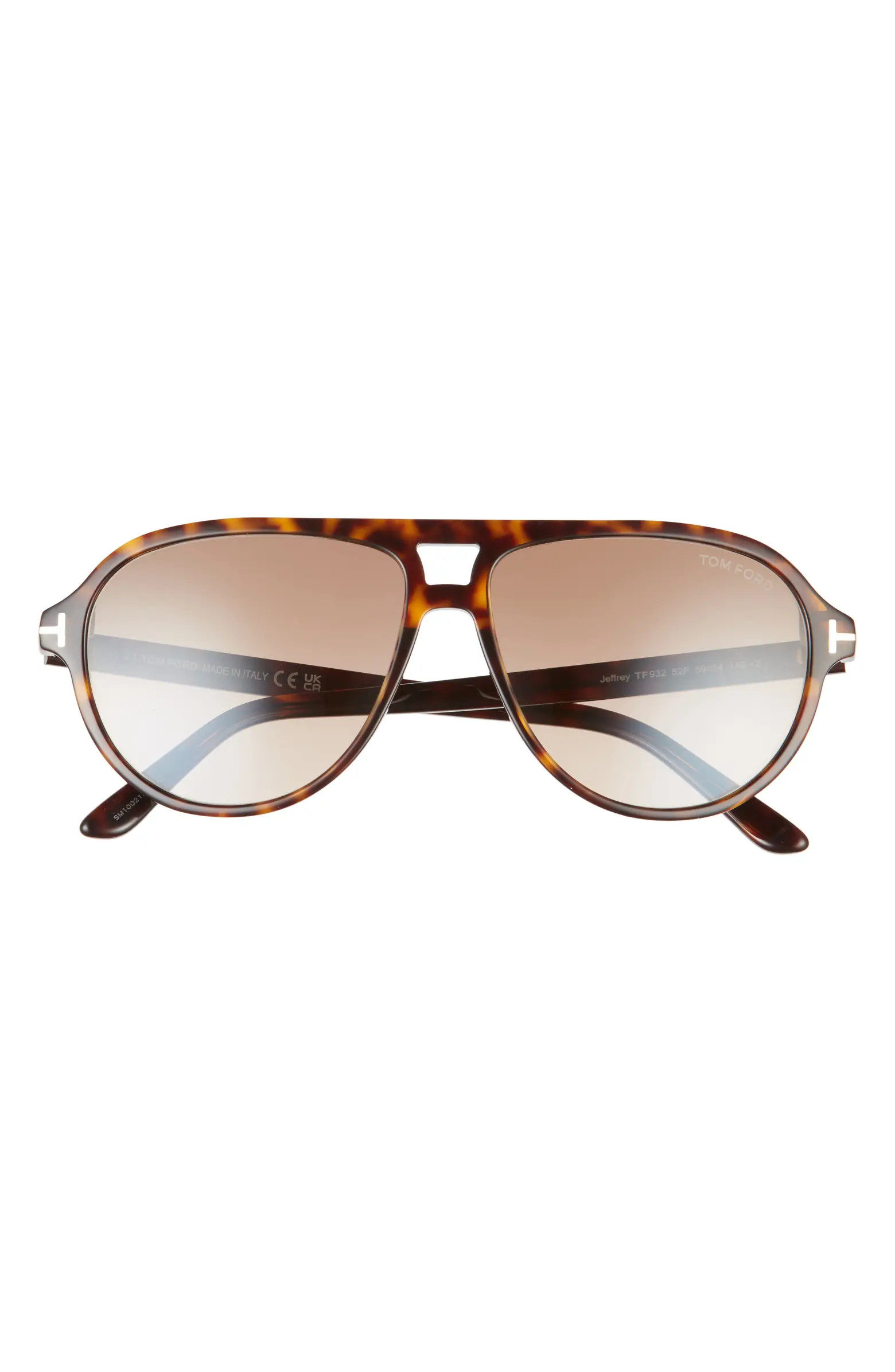 Jeffrey 59mm Gradient Pilot Sunglasses | Nordstrom Rack