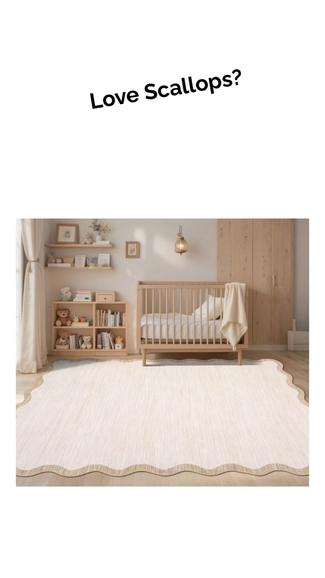 Do you love scallops AND wallpaper, too?
With a beautiful wallpaper, oftentimes, you need a subtle rug. Here’s the perfect subtle, yet playful rug!
5 colors, 7 sizes, and washable! All at ridiculously crazy sale prices. And FREE, easy in store returns if need be. 

#washablerug #scallops #subtlerugstyle

#LTKSaleAlert #LTKHome