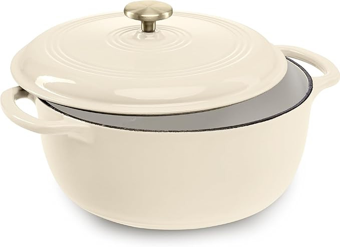 Best Choice Products 7.5 Quart Enamel Cast-Iron Round Dutch Oven, Family Style Heavy-Duty Pre-Sea... | Amazon (US)