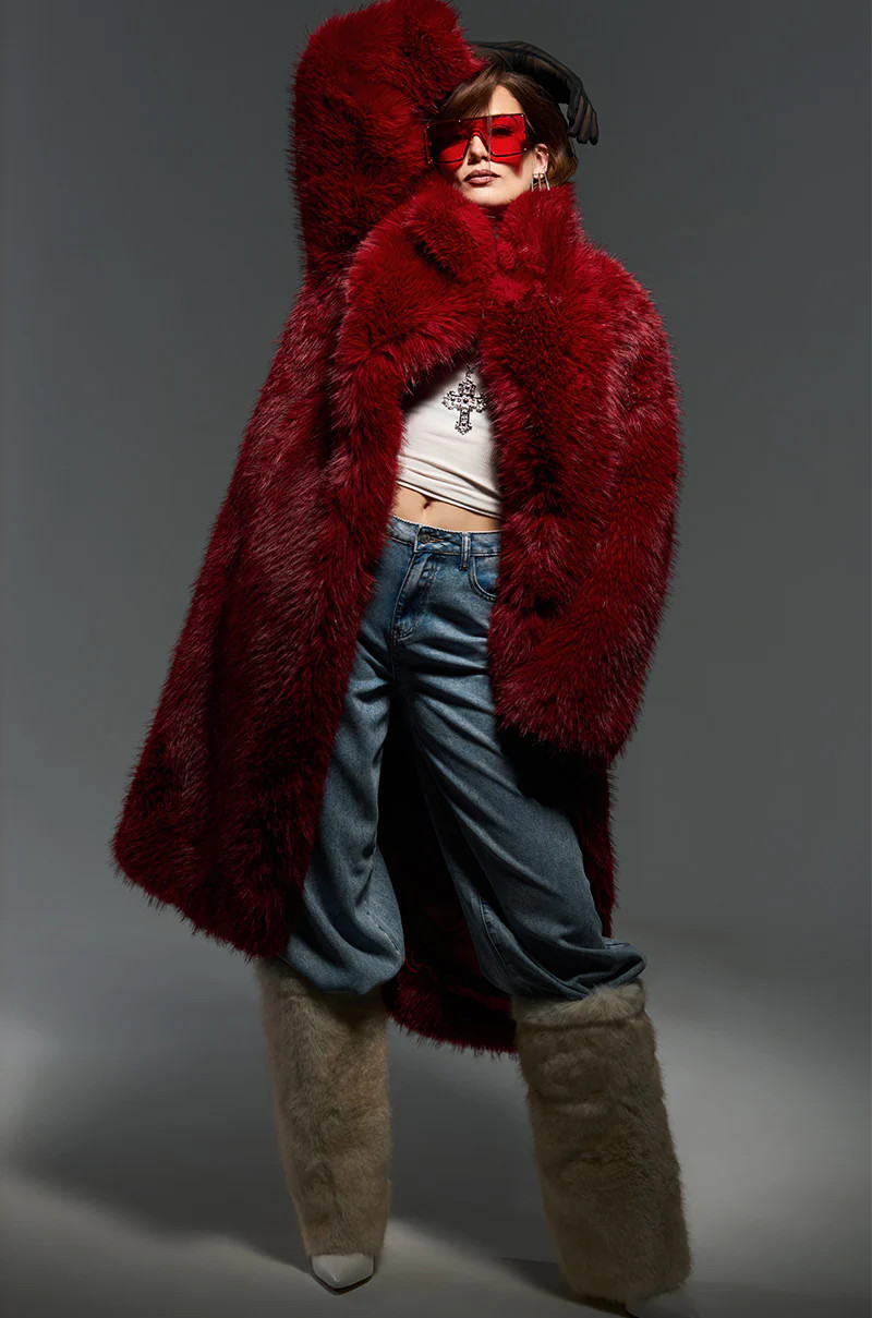 MAJOUR FUR COAT | AKIRA