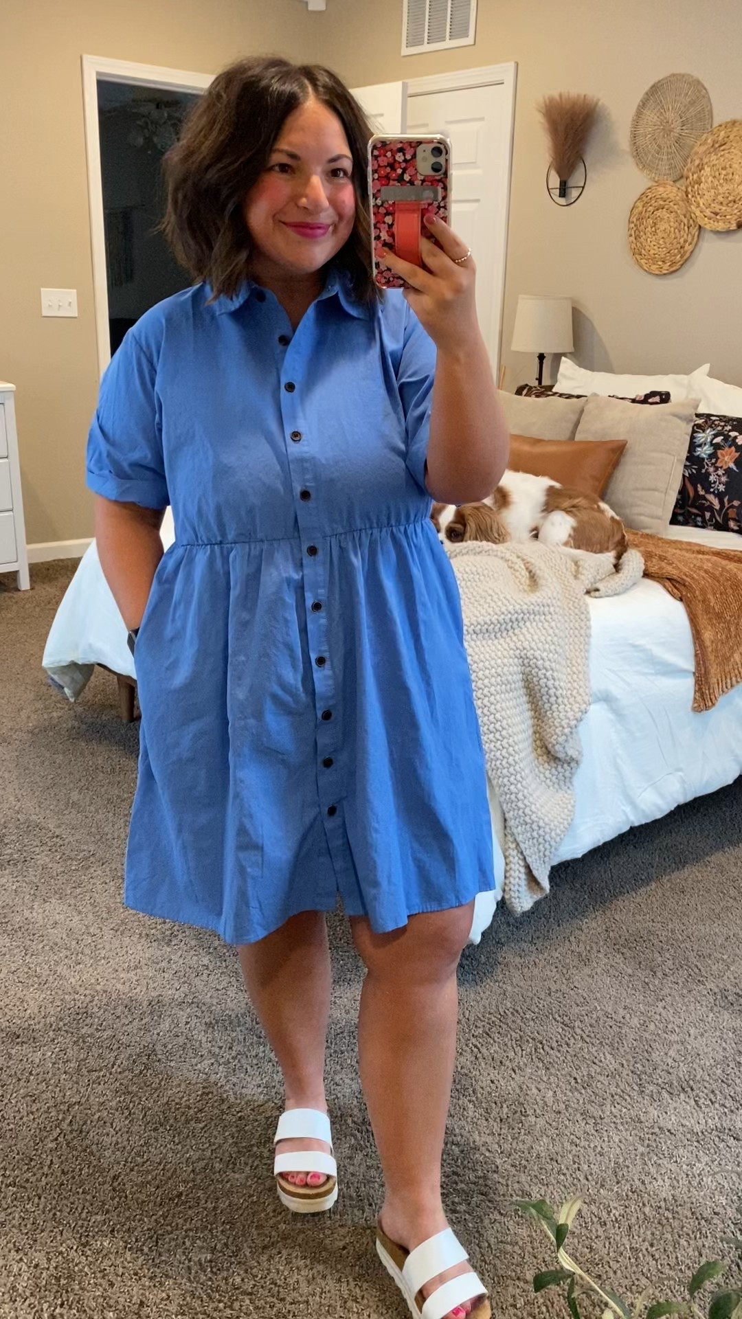 This button down shirt dress from Amazon is the perfect Spring teacher ootd! Comes in a bunch of colors!

sandals: fit true to size // wearing a 5
dress: fits true to size // wearing a large 

 #LTKMidsize #LTKStyleTip #LTKWorkwear