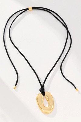 Open Ellipse Pendant Necklace | Anthropologie (US)