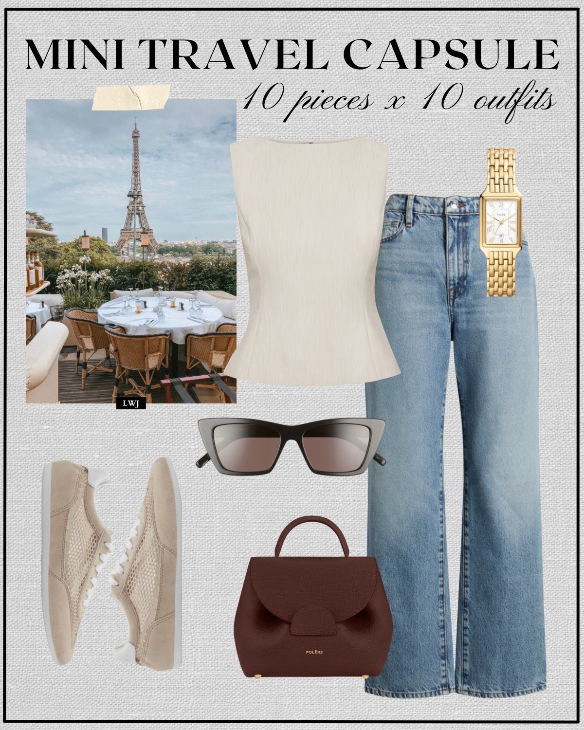 Mini travel capsule Paris edition 

Spring style / spring capsule / Europe vacation / classic and minimal style 

#LTKootd #LTKTravel