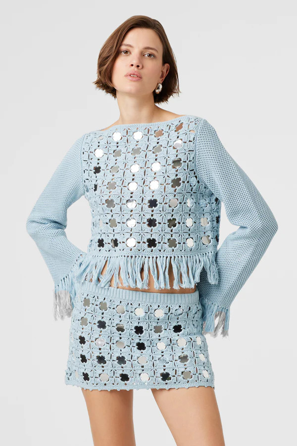 Camilla Crochet Mirror Top | Toccin