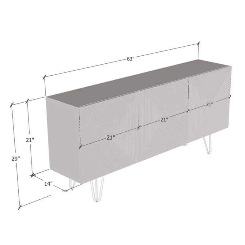 Delford 63'' Wide Sideboard | Wayfair North America