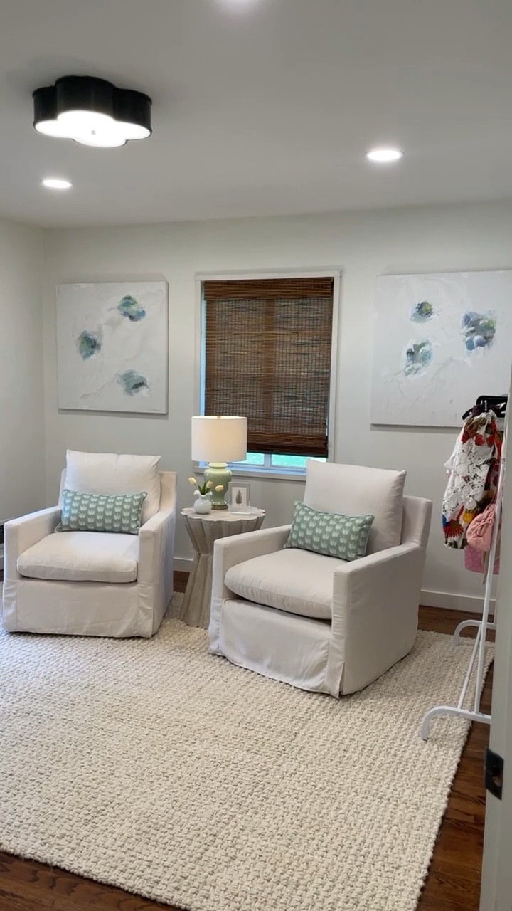 New favorite room. My closet / office! Custom art by Carrie Pittman! 

#LTKhome #LTKFind
