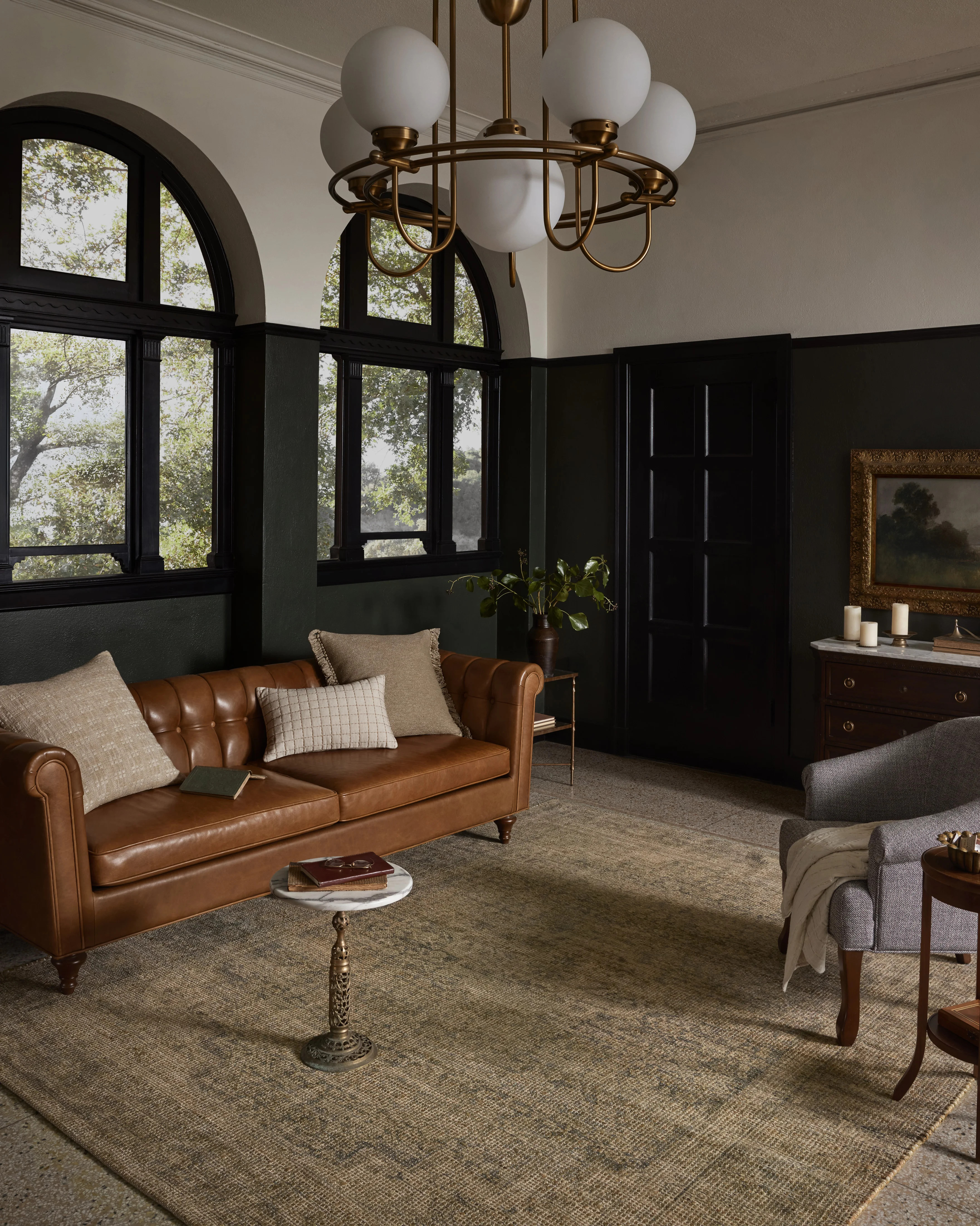 Magnolia Home by Joanna Gaines x Loloi Oakley Ocean / Natural Area Rug | Wayfair | Wayfair North America