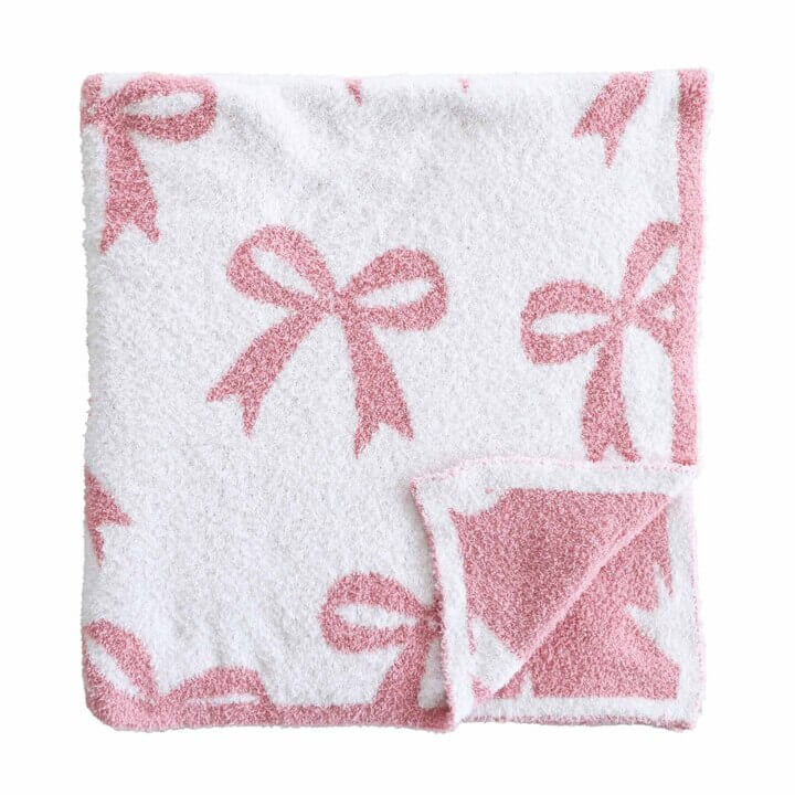 CuddleLane™ Luxe Blankets | Bows | Caden Lane