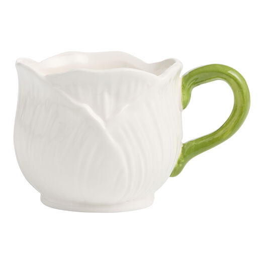 Flower Bud Hand Painted Figural Ceramic Mug by World Market | World Market