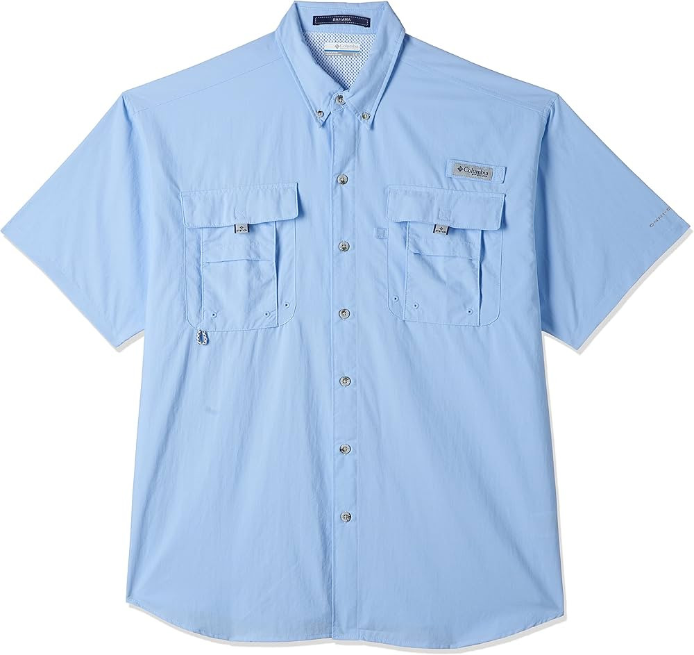 Amazon.com: Columbia Men's Bahama II UPF 30 Short Sleeve PFG Fishing Shirt, Collegiate Navy, Smal... | Amazon (US)