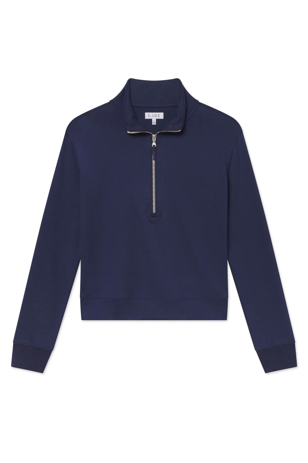 Leisure Quarter Zip in English Navy | Lake Pajamas