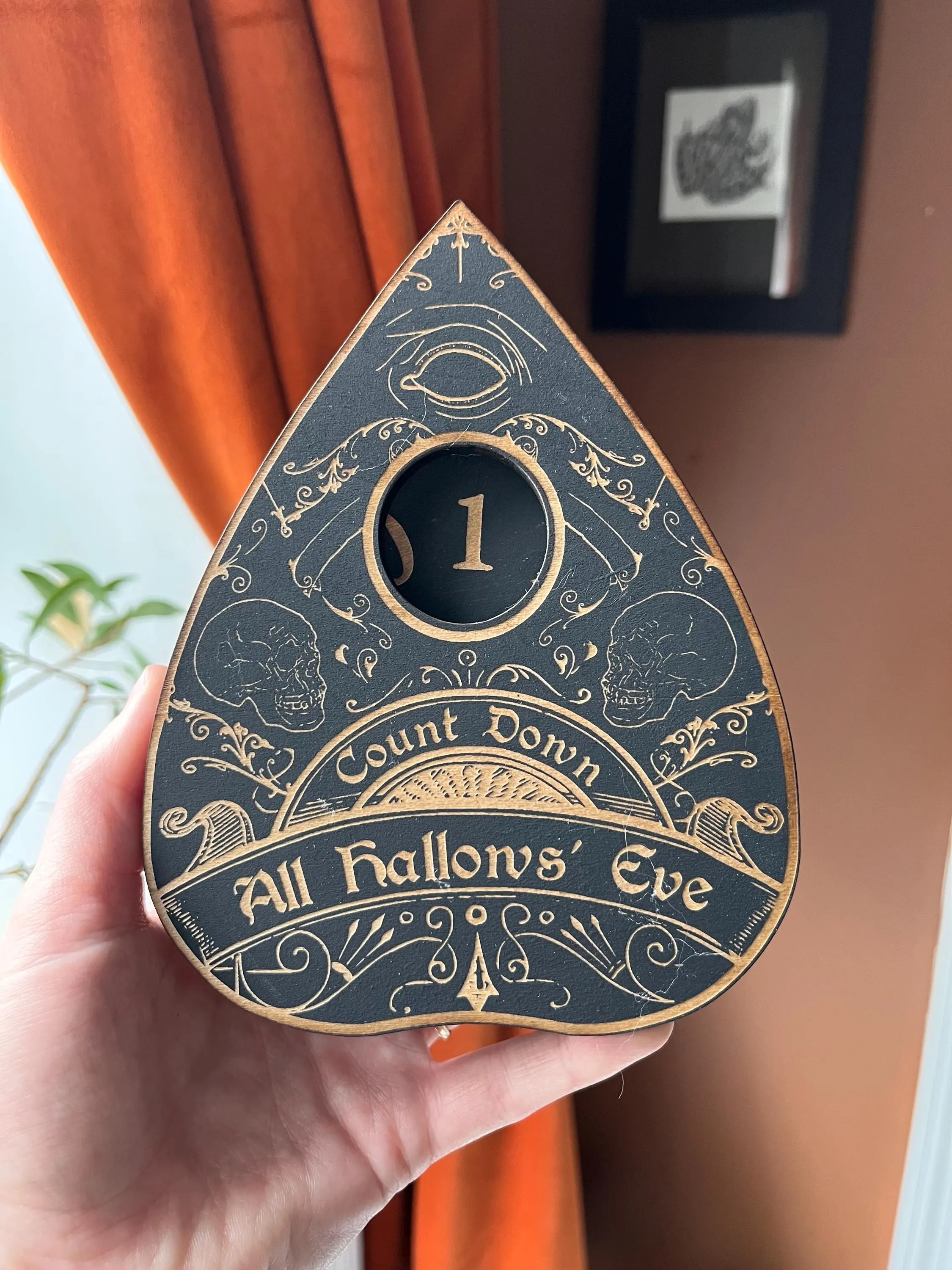 Planchette Halloween Countdown – Laser Cut Wood Spooky Decor | Etsy (Global)