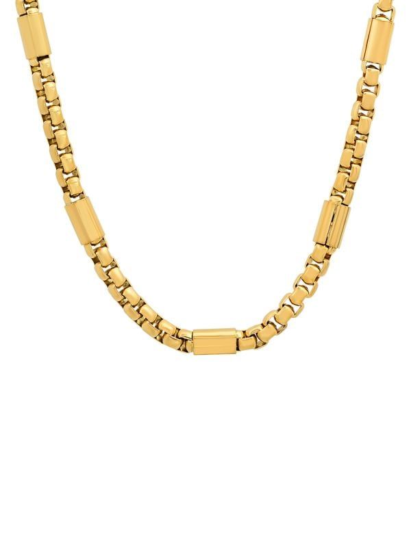 18K Gold Plated Bar Necklace | Saks Fifth Avenue OFF 5TH