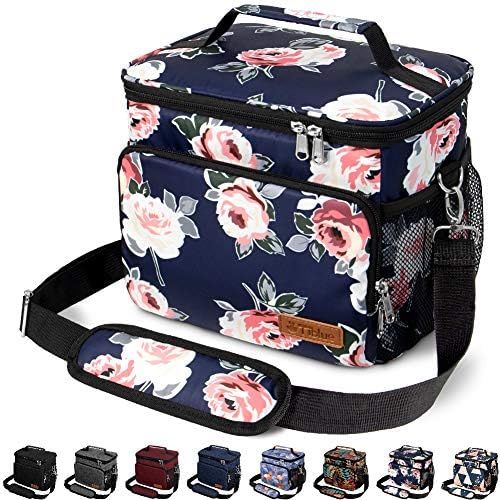 Amazon.com: Insulated Lunch Bag for Women/Men - Reusable Lunch Box for Office Work School Picnic ... | Amazon (US)