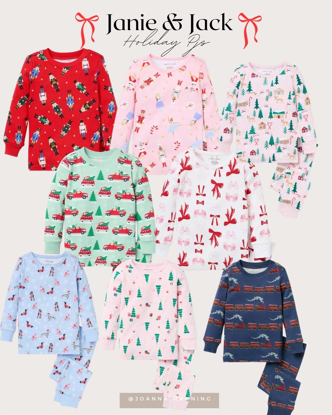 New Christmas pajamas/holiday pajamas for kids from Janie & Jack - currently on sale 30% off!! Come in newborn sizes too! 

#LTKSeasonal #LTKHoliday #LTKSaleAlert