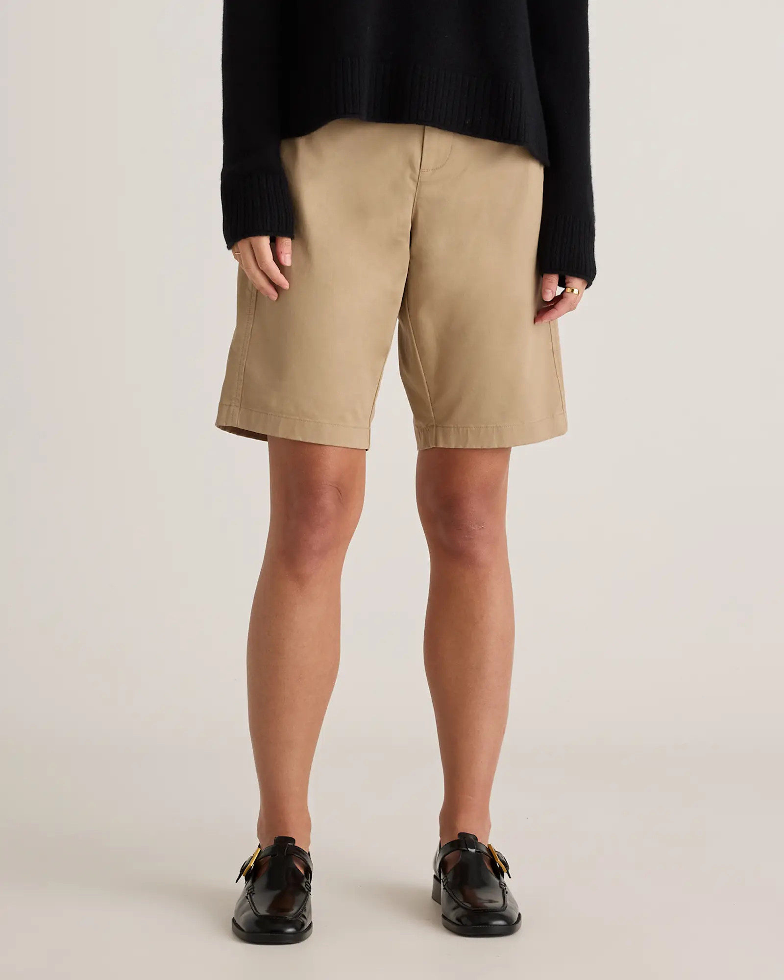 Organic Stretch Cotton Chino Bermuda Shorts | Quince