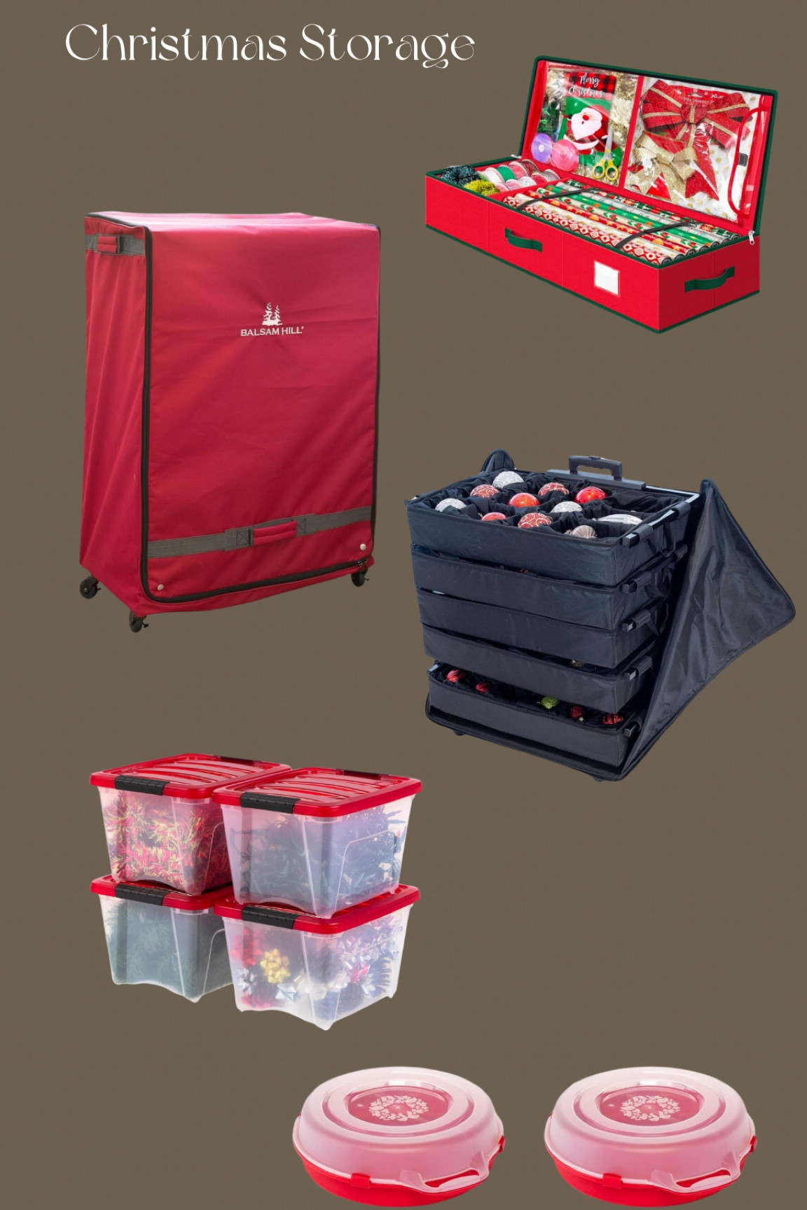 Christmas storage solutions 

#LTKHoliday #LTKHome #LTKSeasonal