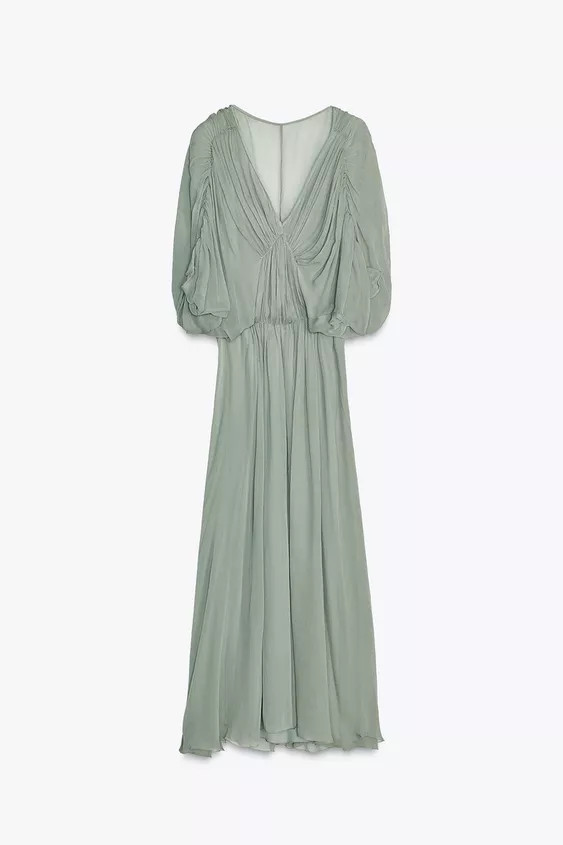 ZW COLLECTION DRAPED DRESS | Zara US
