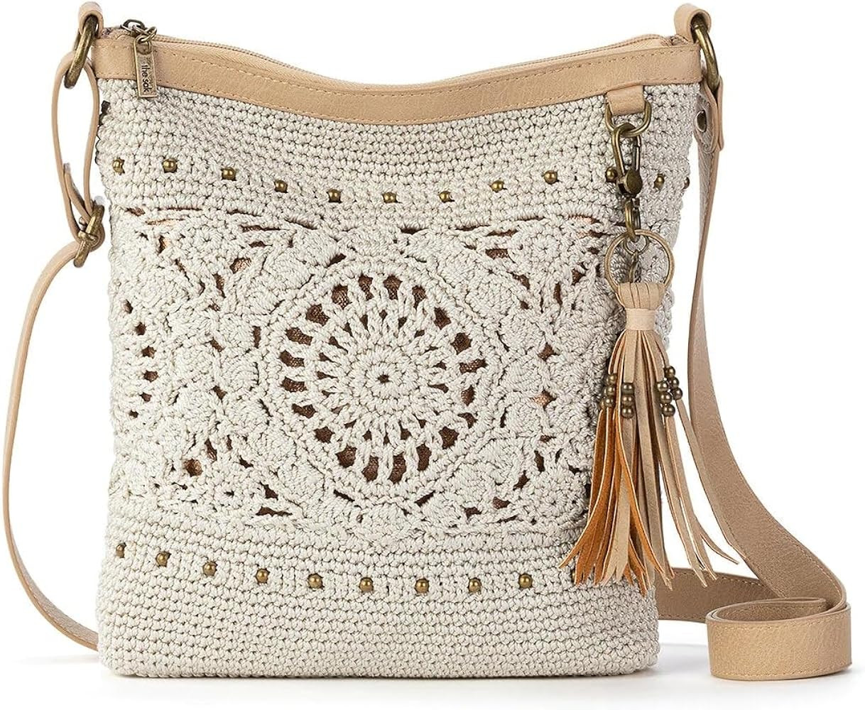 The Sak Lucia Crossbody Purse - Hand Crochet Women's Handbag for Everyday & Travel - Cross Body B... | Amazon (US)